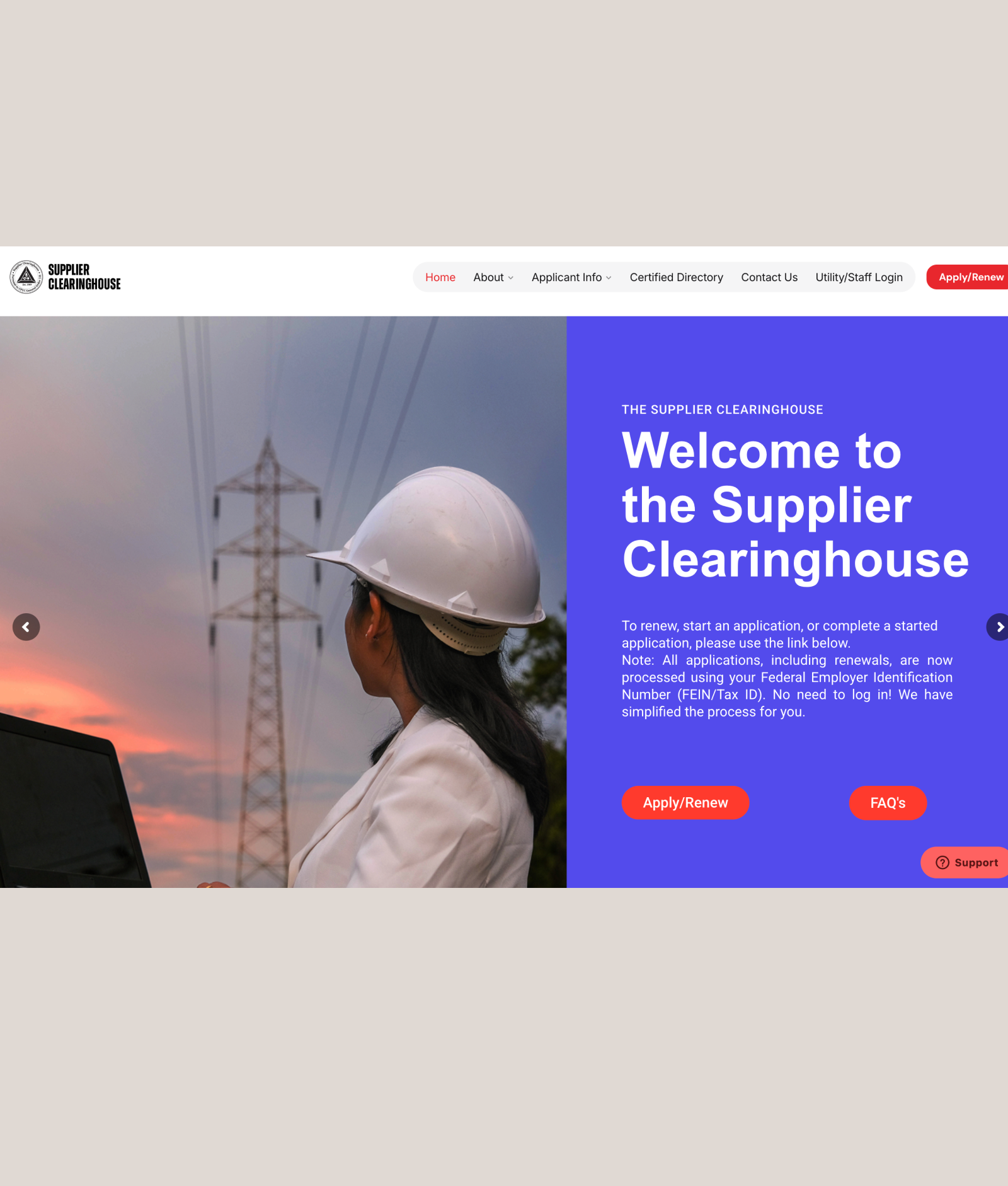 Supplier Clearinghouse